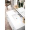 James Martin Vanities Addison 48in Single Vanity, Glossy White w/ 3 CM White Zeus Quartz Top E444-V48-GW-3WZ - alternate 2